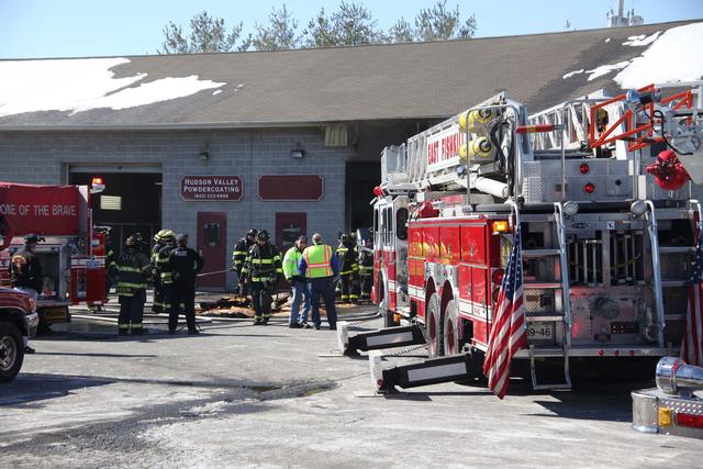 CJ's Garage fire. Photo courtesy of Bill Marshall.